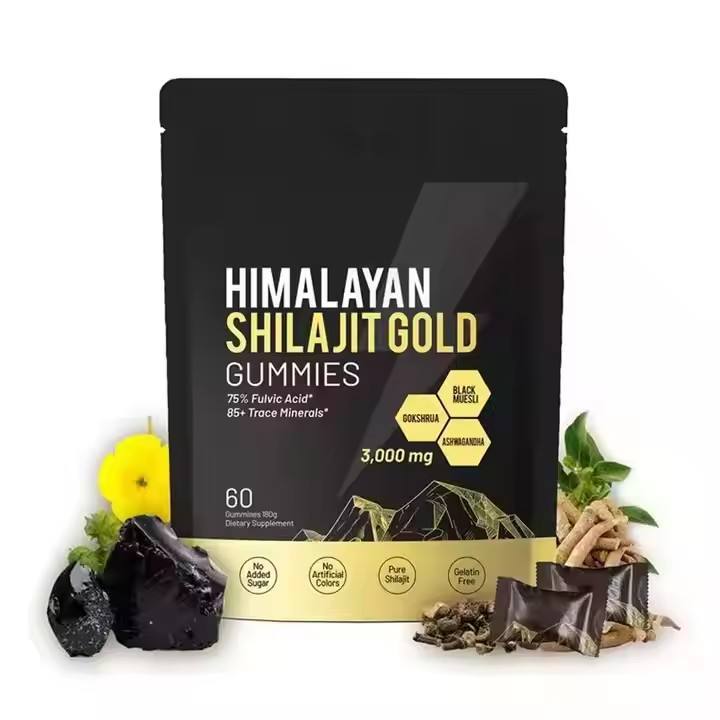 Himalayan Shilajit Ashwagandha Gummies Dietary Supplement