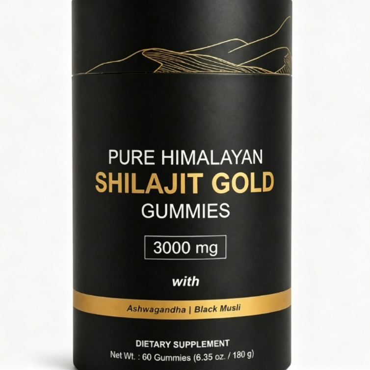 Himalayan Shilajit Ashwagandha Gummies Dietary Supplement
